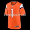 Mens Nike Evan Engram Orange Denver Broncos Team Game Jersey