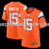 Mens Nike Nik Bonitto Orange Denver Broncos Team Game Jersey
