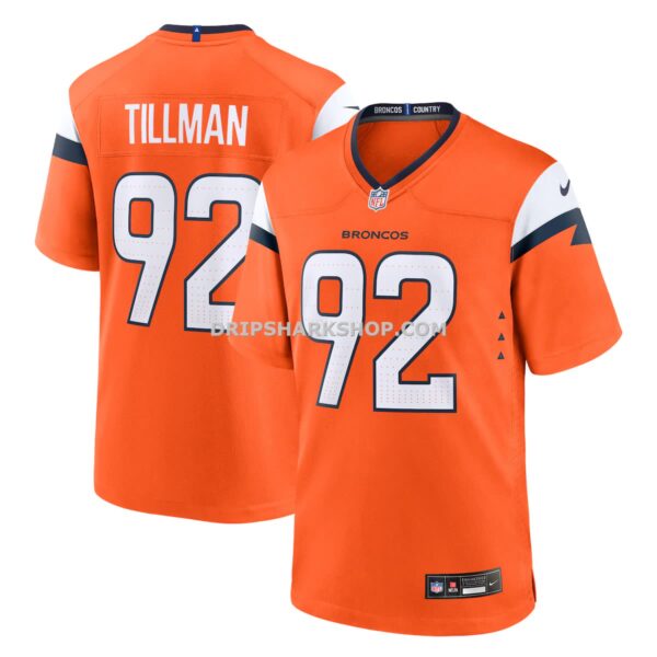 NFL10fb8fG04-60bcd7 Mens Nike Dondrea Tillman Orange Denver Broncos Team Game Jersey