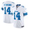 Mens Nike Amon Ra St Brown White Detroit Lions Vapor Fuse Limited Jersey