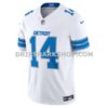 Mens Nike Amon Ra St Brown White Detroit Lions Vapor Fuse Limited Jersey