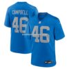 Mens Nike Jack Campbell Blue Detroit Lions Alternate Game Jersey