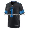 Mens Nike Jameson Williams Black Detroit Lions Alternate Game Player Jersey