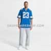 Mens Nike Rock Ya Sin Blue Detroit Lions Team Game Jersey