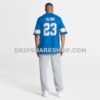 Mens Nike Rock Ya Sin Blue Detroit Lions Team Game Jersey