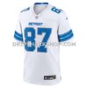 Mens Nike Sam Laporta White Detroit Lions White Game Jersey