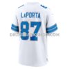 Mens Nike Sam Laporta White Detroit Lions White Game Jersey