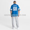 Mens Nike Taylor Decker Blue Detroit Lions Team Game Jersey