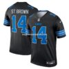 Mens Nike Amon Ra St Brown Black Detroit Lions Legend Player Performance Top
