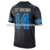 Mens Nike Amon Ra St Brown Black Detroit Lions Legend Player Performance Top