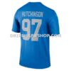Mens Nike Aidan Hutchinson Blue Detroit Lions Legend Player Performance Top