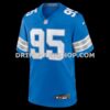 Mens Nike Mathieu Betts Blue Detroit Lions Game Jersey
