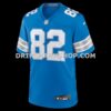 Mens Nike Thomas Gordon Blue Detroit Lions Team Game Jersey