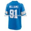 Mens Nike Tyleik Williams Blue Detroit Lions Team Game Jersey