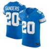 Mens Nike Barry Sanders Blue Detroit Lions Vapor Fuse Elite Jersey