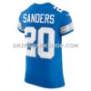 Mens Nike Barry Sanders Blue Detroit Lions Vapor Fuse Elite Jersey