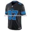 Mens Nike Aidan Hutchinson Black Detroit Lions 2nd Alternate Vapor Fuse Limited Jersey