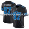Mens Nike Aidan Hutchinson Black Detroit Lions 2nd Alternate Vapor Fuse Limited Jersey