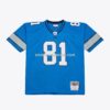 Mens Mitchell And Ness Calvin Johnson Blue Detroit Lions 2007 Legacy Replica Jersey