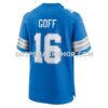 Mens Nike Jared Goff Blue Detroit Lions Game Jersey