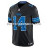 Mens Nike Amon Ra St Brown Black Detroit Lions 2nd Alternate Vapor Fuse Limited Jersey