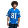 Unisex Mitchell And Ness X Golf Wang Calvin Johnson Blue Detroit Lions 2007 Legacy Fashion Jersey