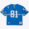 Unisex Mitchell And Ness X Golf Wang Calvin Johnson Blue Detroit Lions 2007 Legacy Fashion Jersey