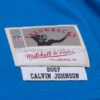 Unisex Mitchell And Ness X Golf Wang Calvin Johnson Blue Detroit Lions 2007 Legacy Fashion Jersey