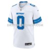 NFL115804G06-585820 Mens Nike Jahmyr Gibbs White Detroit Lions Game Player Jersey
