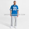 Mens Nike Sione Vaki Blue Detroit Lions Team Game Jersey