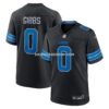 NFL115937G04-8b706e Mens Nike Jahmyr Gibbs Black Detroit Lions 2nd Alternate Game Player Jersey