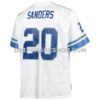 Mens Mitchell And Ness Barry Sanders White Detroit Lions Big And Tall 1996 Retired Player Replica Jersey