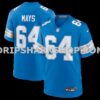 NFL1160ecM01-c06bd4 Mens Nike Cade Mays Blue Detroit Lions Team Game Jersey