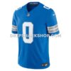 Mens Nike Jahmyr Gibbs Blue Detroit Lions Vapor Fuse Limited Jersey