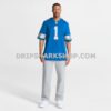 NFL116641G10-f81225 Mens Nike Number 1 Dad Blue Detroit Lions Game Jersey