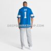 NFL116641G11-a3dc64 Mens Nike Number 1 Dad Blue Detroit Lions Game Jersey