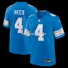 Mens Nike Dj Reed Blue Detroit Lions Team Game Jersey