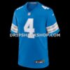 Mens Nike Dj Reed Blue Detroit Lions Team Game Jersey