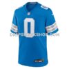 NFL11712dG05-240731 Mens Nike Jahmyr Gibbs Blue Detroit Lions Game Player Jersey