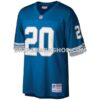 Mens Mitchell And Ness Barry Sanders Blue Detroit Lions Big And Tall 1996 Retired Player Replica Jersey Pi3300000