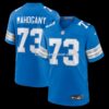 Mens Nike Christian Mahogany Blue Detroit Lions Team Game Jersey