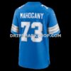 Mens Nike Christian Mahogany Blue Detroit Lions Team Game Jersey