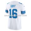 Mens Nike Jared Goff White Detroit Lions Vapor Fuse Limited Jersey