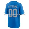 Mens Nike Blue Detroit Lions Alternate Custom Game Jersey