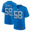 NFL117593G04-42c345 Mens Nike Penei Sewell Blue Detroit Lions Alternate Game Jersey