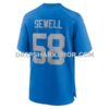 NFL117593G06-f462d4 Mens Nike Penei Sewell Blue Detroit Lions Alternate Game Jersey
