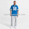 Mens Nike Penei Sewell Blue Detroit Lions Game Jersey