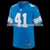 NFL117a36G05-109f7a Mens Nike Gunnar Oakes Blue Detroit Lions Team Game Jersey