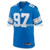 Mens Nike Aidan Hutchinson Blue Detroit Lions Game Jersey