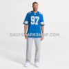 Mens Nike Aidan Hutchinson Blue Detroit Lions Game Jersey